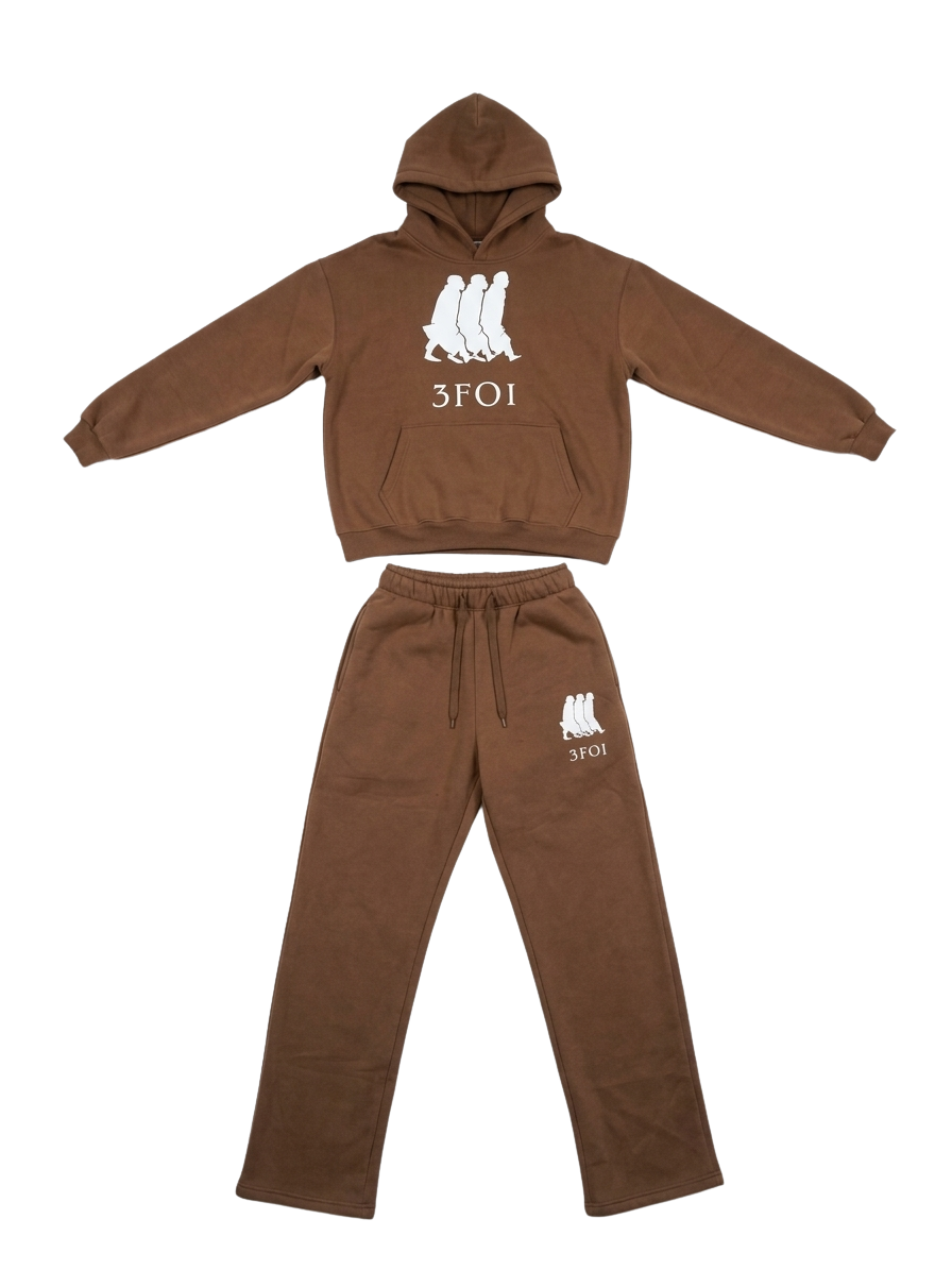 Ensemble oversize - Marron