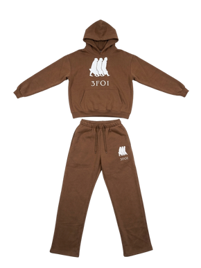 Ensemble oversize - Marron